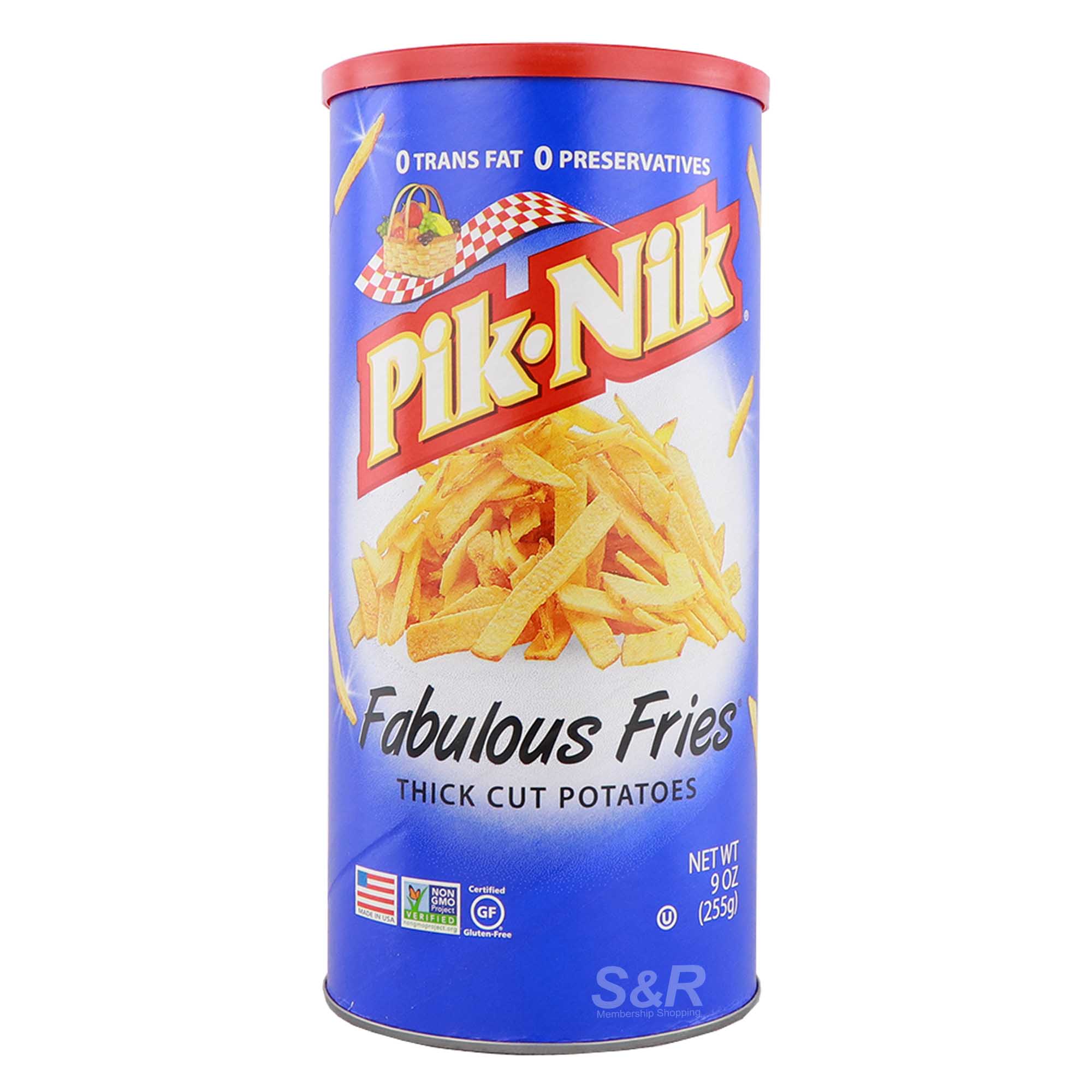 Pik-Nik Fabulous Fries Thick Cut Potatoes 255g